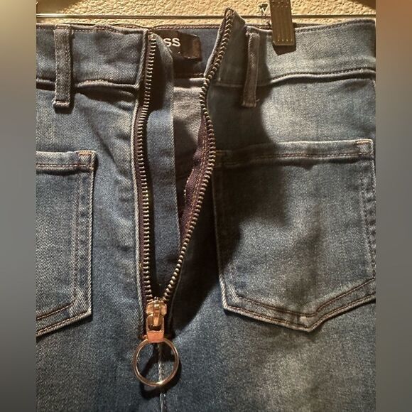 Express Women’s Skyscraper Stretchy Highrise Vintage Jeans Size 2L - Picture 6 of 14